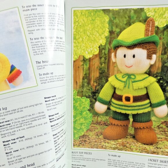 Jean Greenhowe's Storybook Dolls Pattern Booklet Double Knit DIY Vintage 1996 UK - Picture 3 of 9